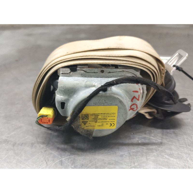 Recambio de cinturon seguridad trasero izquierdo para audi q7 (4mb, 4mg, 4mq) 3.0 tdi quattro referencia OEM IAM - Negro 4