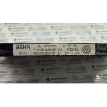Recambio de condensador / radiador a/a para skoda fabia (6y2/6y3) classic referencia OEM IAM 6Q0820411B  