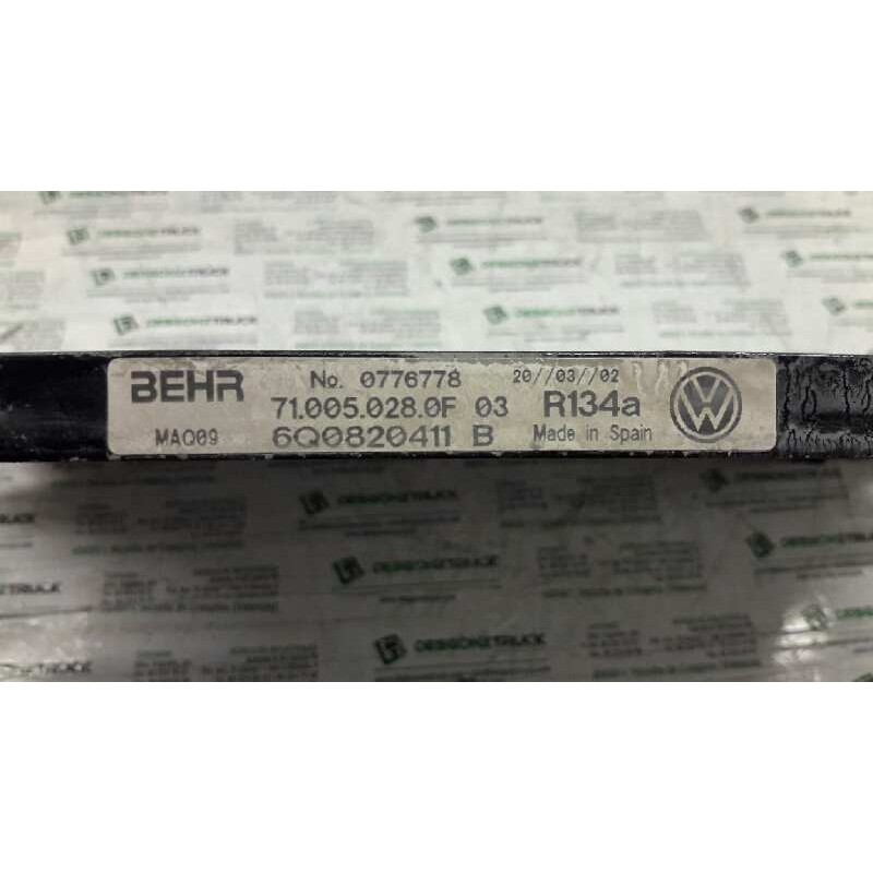 Recambio de condensador / radiador a/a para skoda fabia (6y2/6y3) classic referencia OEM IAM 6Q0820411B 4