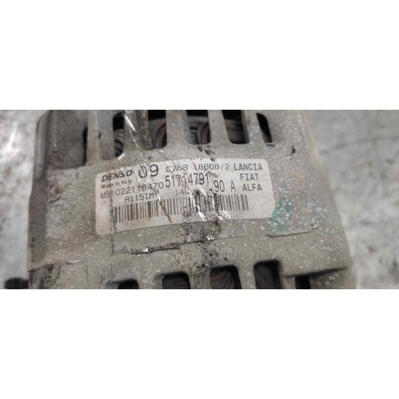 Recambio de alternador para fiat nuova 500 (150) blackjack referencia OEM IAM 51714791 MS1022118470 POLEA DE 5 CANALES 14V 90A D - Rojo 3