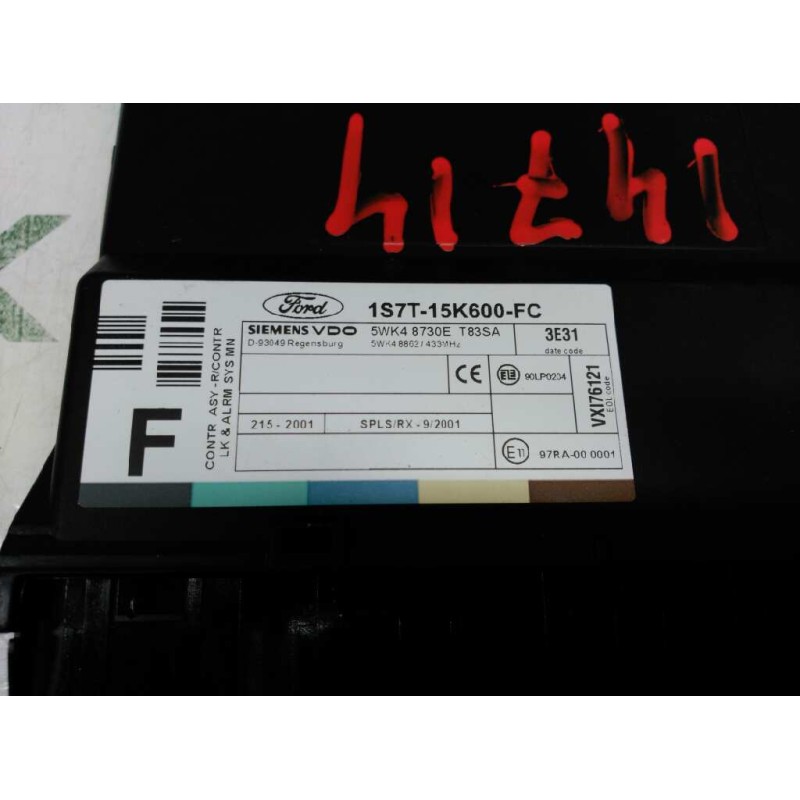 Recambio de modulo electronico para ford focus turnier (cak) ambiente referencia OEM IAM 1S7T15K600FC 3