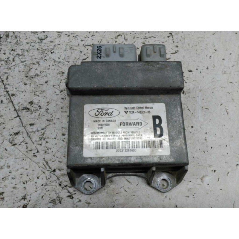 Recambio de centralita airbag para ford transit mod. 2000 combi ft 280 2.0 corto city-light referencia OEM IAM 1C1A14B321BB - Blanco