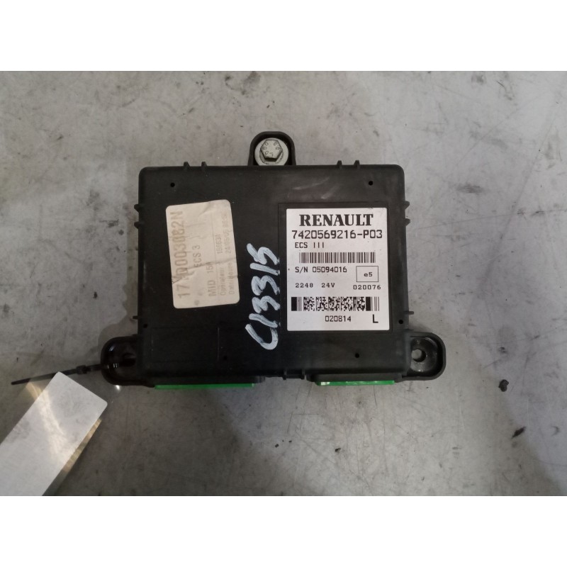 Recambio de modulo electronico para renault magnum ab 2005 12.0 diesel referencia OEM IAM 7420569216 CENTRALITA ECS 