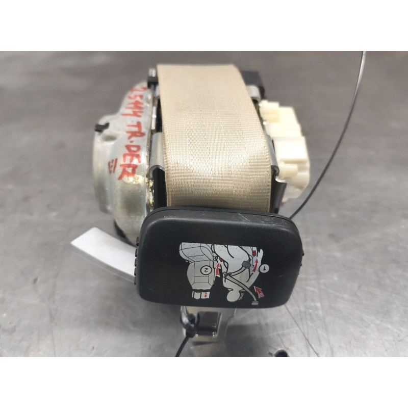 Recambio de cinturon seguridad trasero derecho para audi q7 (4mb, 4mg, 4mq) 3.0 tdi quattro referencia OEM IAM - Negro 2