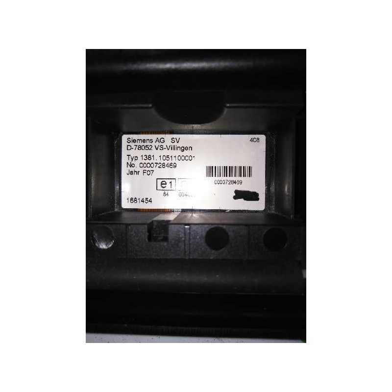 Recambio de tacografo para daf serie xf105.460 fsa 4x2 super-space-cab referencia OEM IAM 13811051100001 0000728469 - Blanco 3