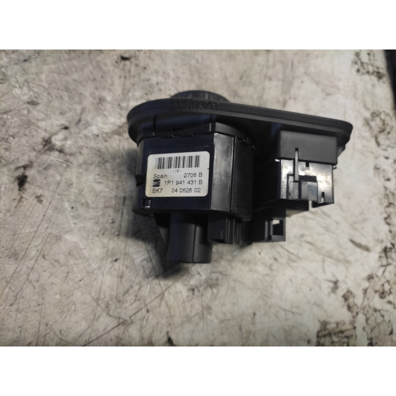 Recambio de mando luces para seat leon (1p1) comfort limited referencia OEM IAM 1P1941431B 10 PINS - Negro 2