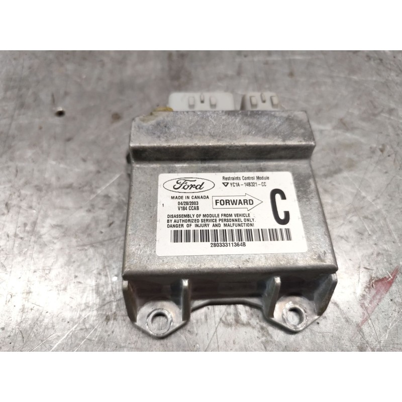 Recambio de centralita airbag para ford transit caja cerrada, media (fy) (2000 =>) ft 350 2.4 express-line referencia OEM IAM YC - Blanco