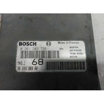Recambio de centralita motor uce para peugeot 106 (s1) 1.1 referencia OEM IAM 9620398980 0261203736 