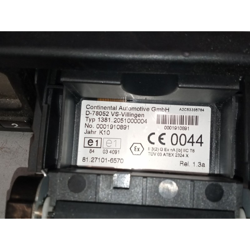 Recambio de tacografo para man tgx 18.440 10.5 diesel referencia OEM IAM 13812051000004 81271016570 0001910891 - Amarillo 2