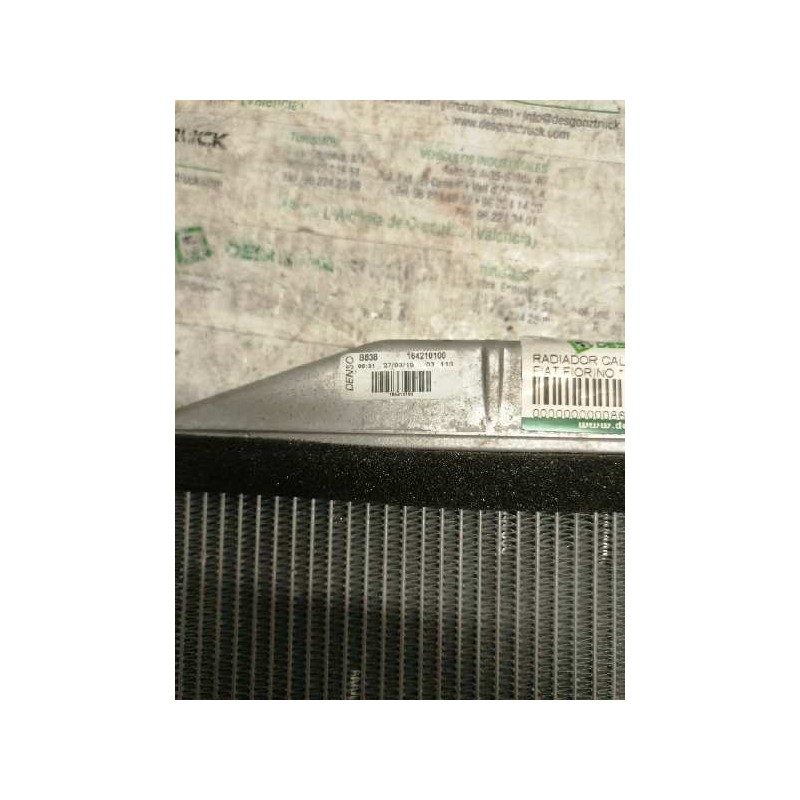 Recambio de radiador calefaccion / aire acondicionado para fiat fiorino referencia OEM IAM 164210100 DENSO - Blanco 2