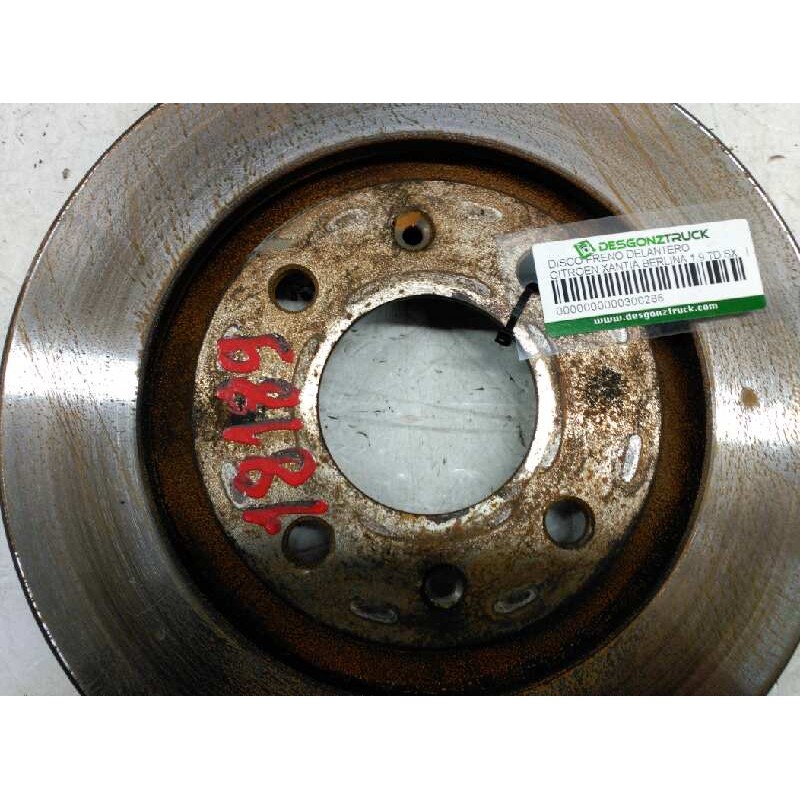 Recambio de disco freno delantero para citroën xantia berlina 1.9 td sx referencia OEM IAM - Azul 2