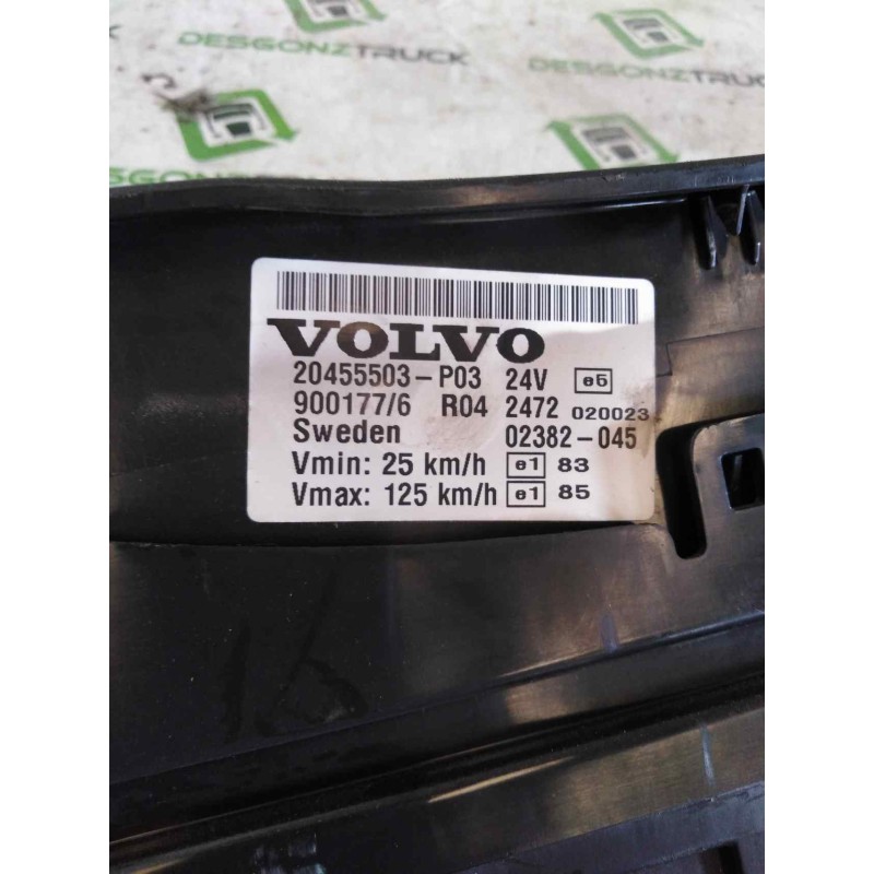 Recambio de cuadro instrumentos para volvo fh 440 fg 4x2 low largo globetrotter xl (l2h3) referencia OEM IAM 20455503 2