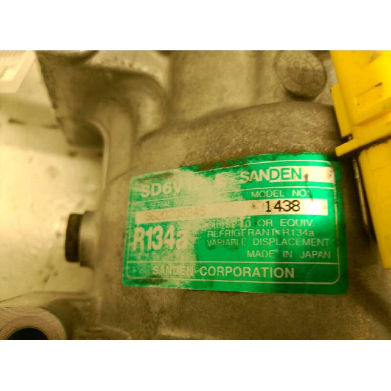 Recambio de compresor aire acondicionado para peugeot 307 berlina (s2) d-sign referencia OEM IAM SD6V121438 SANDEN 2
