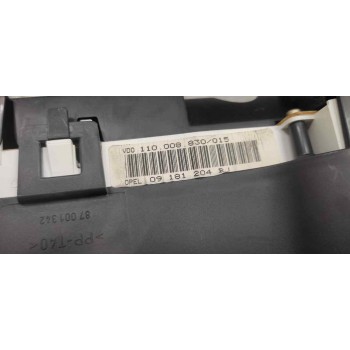 Recambio de cuadro instrumentos para opel astra g berlina comfort referencia OEM IAM 09181204BJ 110008830015 