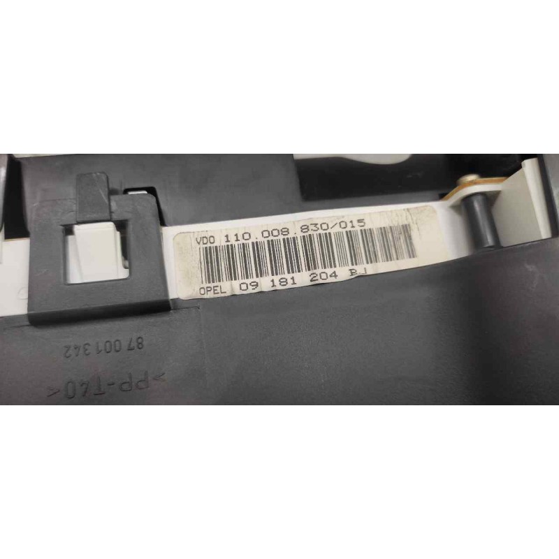 Recambio de cuadro instrumentos para opel astra g berlina comfort referencia OEM IAM 09181204BJ 110008830015 3