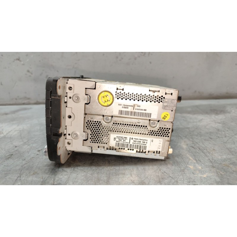 Recambio de sistema audio / radio cd para volkswagen eos (1f7) 2.0 tdi referencia OEM IAM 1K0035198C - Azul 5