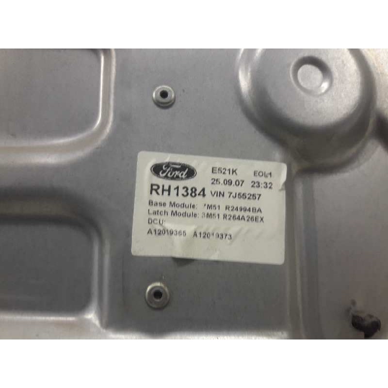 Recambio de elevalunas trasero derecho para ford c-max (cb3) ghia referencia OEM IAM 7M51R24994BA 2