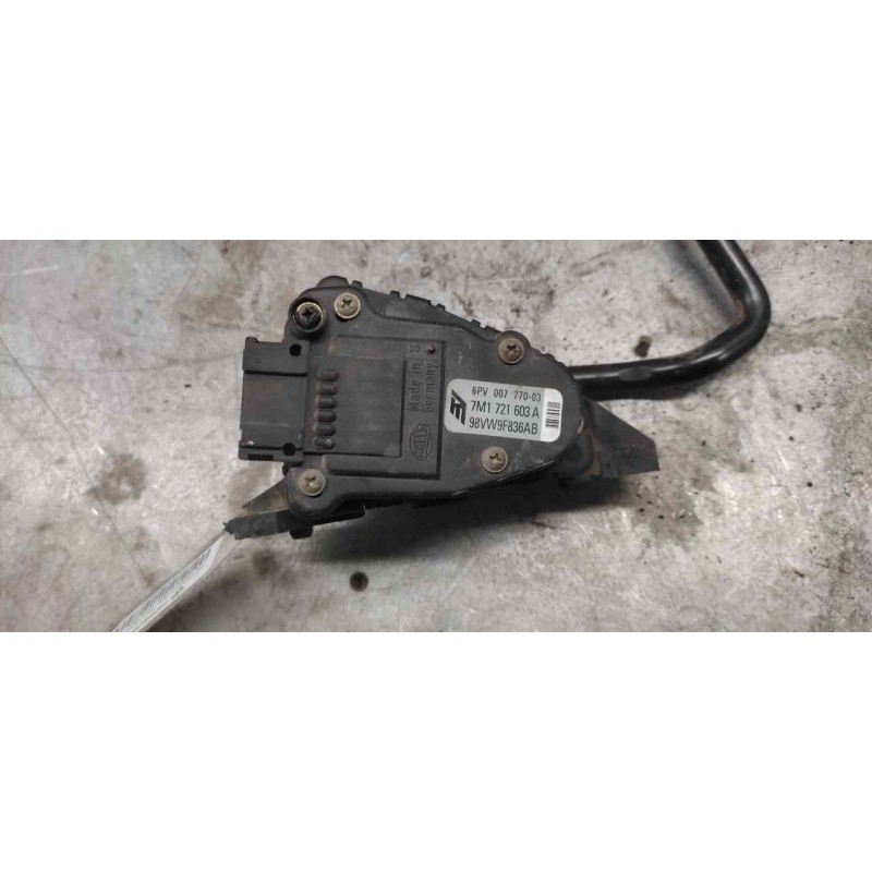Recambio de potenciometro pedal para volkswagen sharan (7m8) básico referencia OEM IAM 7M1721603A 98VW9F836AB 6 PINS 3