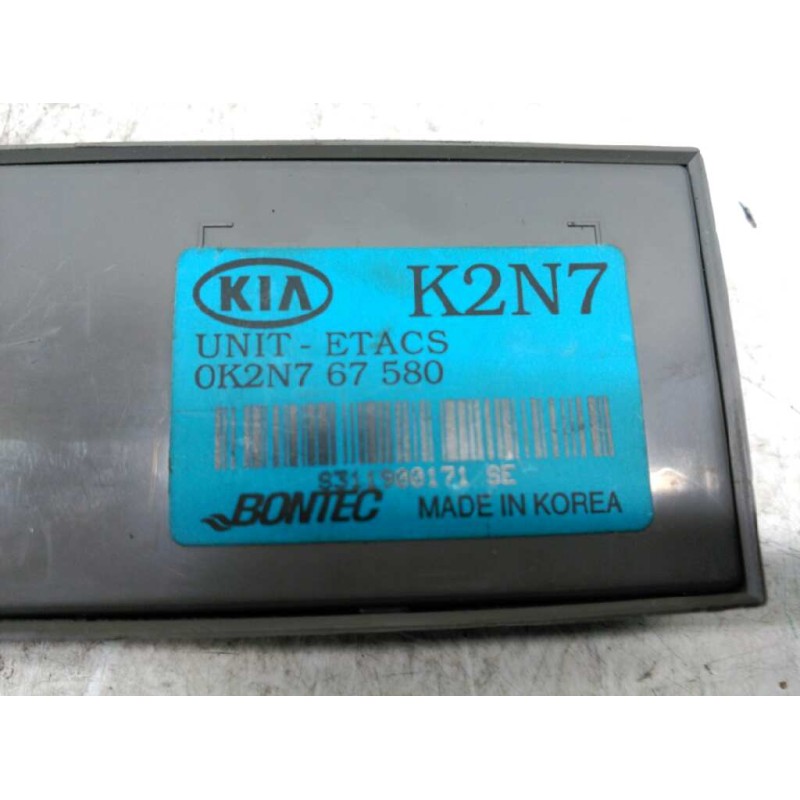 Recambio de modulo electronico para kia shuma ii 1.6 ls berlina portón referencia OEM IAM OK2N767580 2