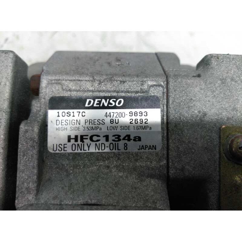 Recambio de compresor aire acondicionado para honda accord berlina (cg7-9/ch1-7) type r (ch1) referencia OEM IAM 10S17C DENSO 2