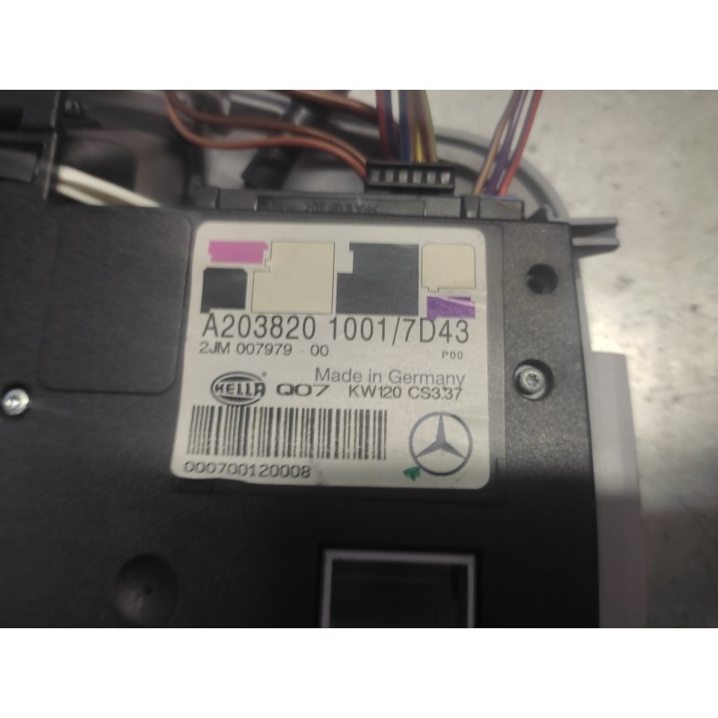 Recambio de luz interior para mercedes-benz clase c (w203) berlina 1.8 cat referencia OEM IAM A20382010017D43 - Azul 3