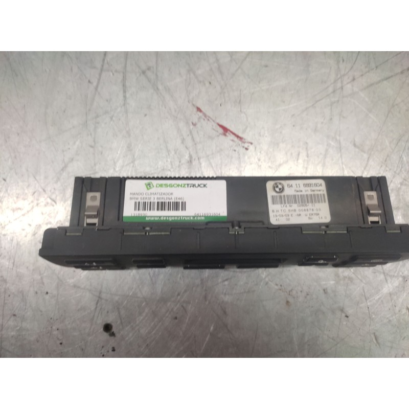 Recambio de mando climatizador para bmw serie 3 berlina (e46) 318d referencia OEM IAM 64116931604 - Negro 3