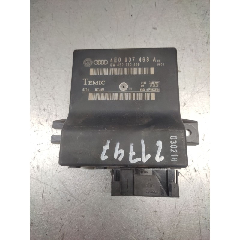 Recambio de modulo electronico para audi a8 (4e2) 3.7 quattro referencia OEM IAM 4E0907468A  