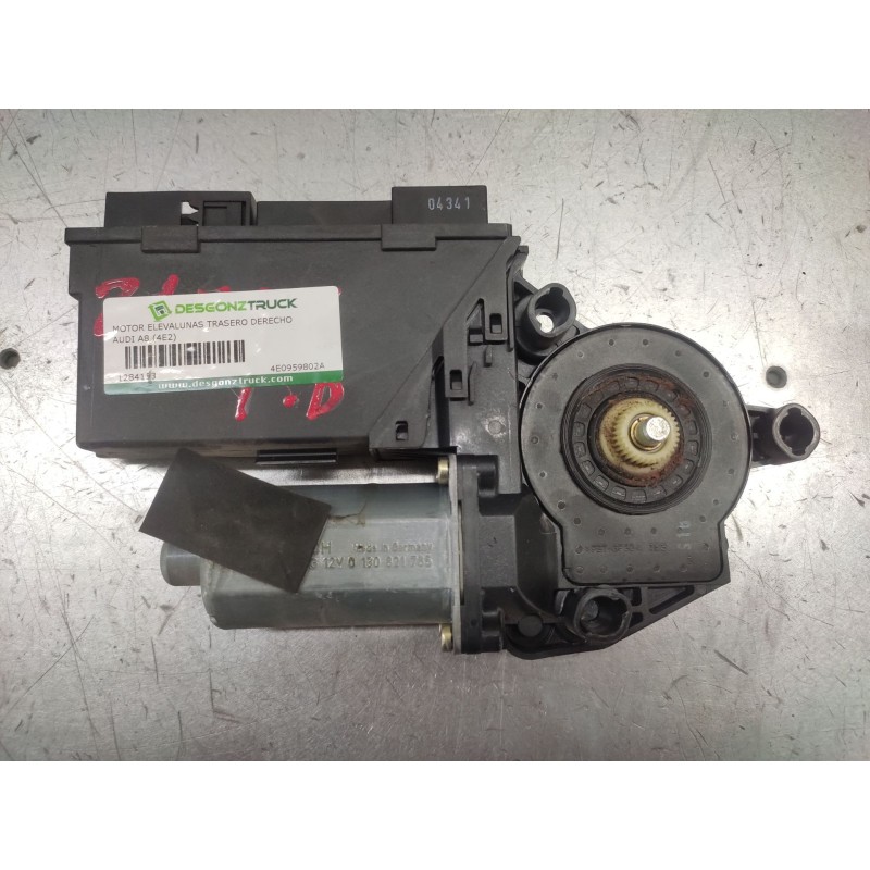 Recambio de motor elevalunas trasero derecho para audi a8 (4e2) 3.7 quattro referencia OEM IAM 4E0959802A  4E0910802