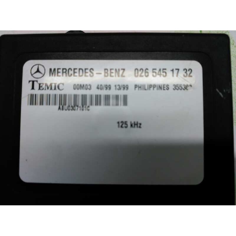 Recambio de centralita inmovilizador para mercedes-benz vito (w638) caja cerrada 108 cdi  (638.094) referencia OEM IAM 026545173 - Blanco 2