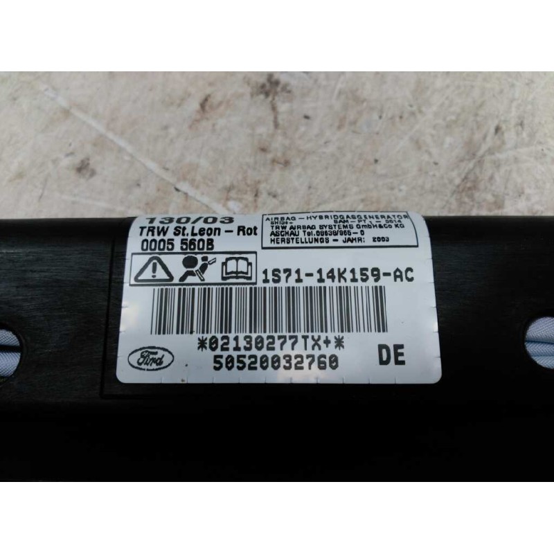 Recambio de airbag cortina delantero izquierdo para ford mondeo berlina (ge) ambiente (06.2003) (d) referencia OEM IAM 1132264 3
