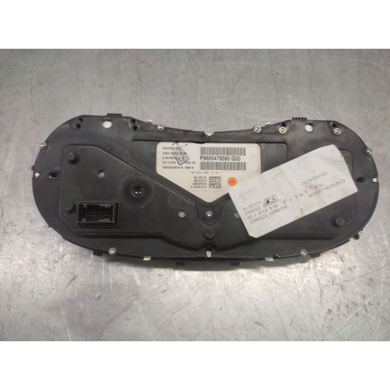 Recambio de cuadro instrumentos para citroën jumper iii furgoneta 2.2 hdi 100 referencia OEM IAM 9655476580 - Blanco 2