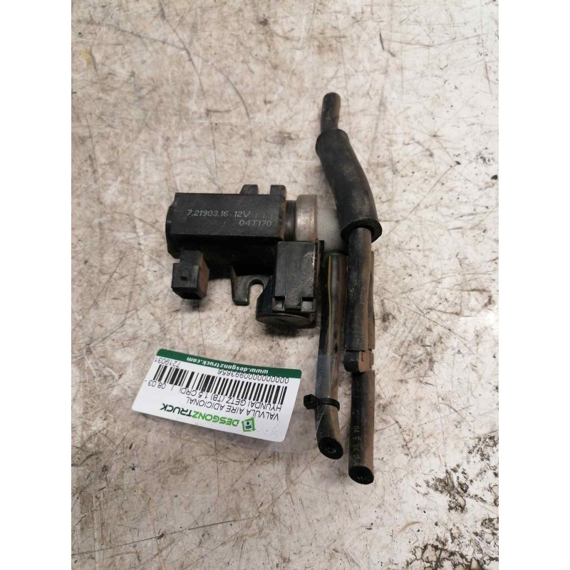 Recambio de valvula aire adicional para hyundai getz (tb) 1.5 crdi referencia OEM IAM 72190316 2 PINS 