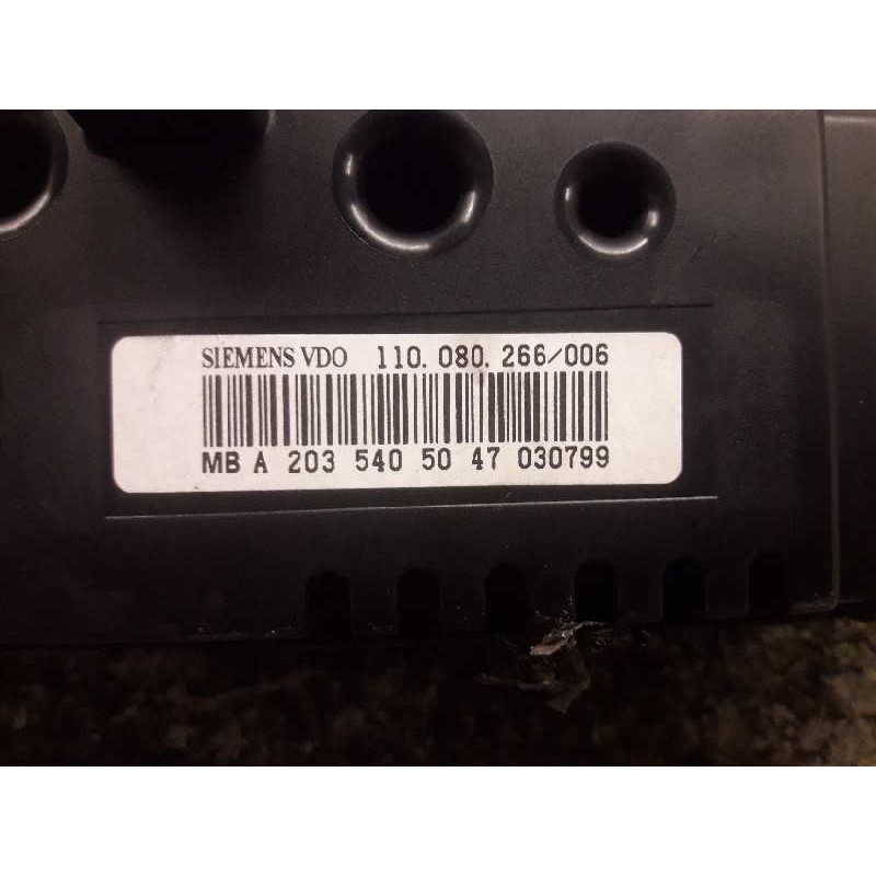 Recambio de cuadro instrumentos para mercedes-benz clase c (w203) berlina 220 cdi (la) (203.008) referencia OEM IAM A20354050470 - Gris 3