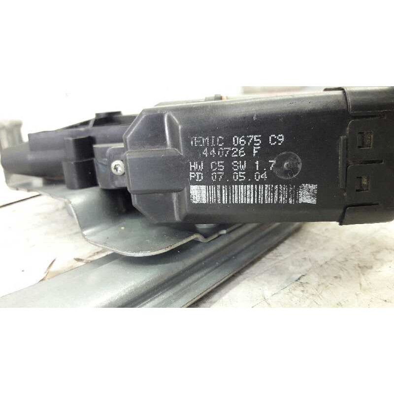 Recambio de elevalunas trasero izquierdo para renault scenic ii authentique referencia OEM IAM - Gris 2