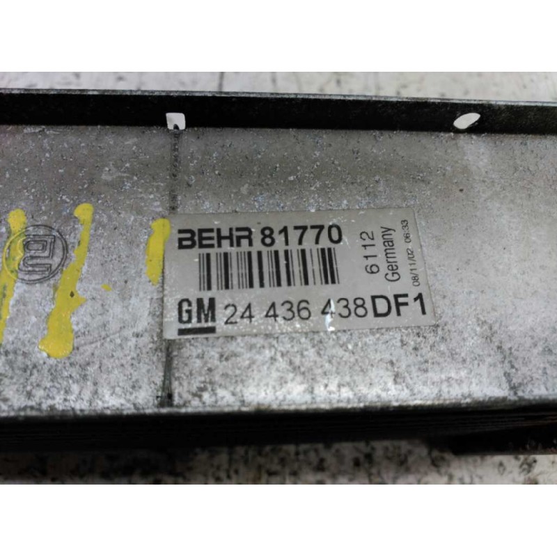 Recambio de intercooler para opel zafira b energy referencia OEM IAM 24436438DF1 5