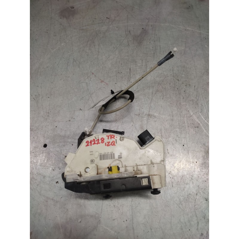 Recambio de cerradura puerta trasera izquierda para seat ibiza (6j5) good stuff referencia OEM IAM 6J0839015E  6 PINS - Blanco 2