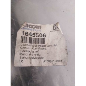 Recambio de manguera de agua para daf serie xf105.xxx fsa 4x2 super-space-cab referencia OEM IAM 1645506  