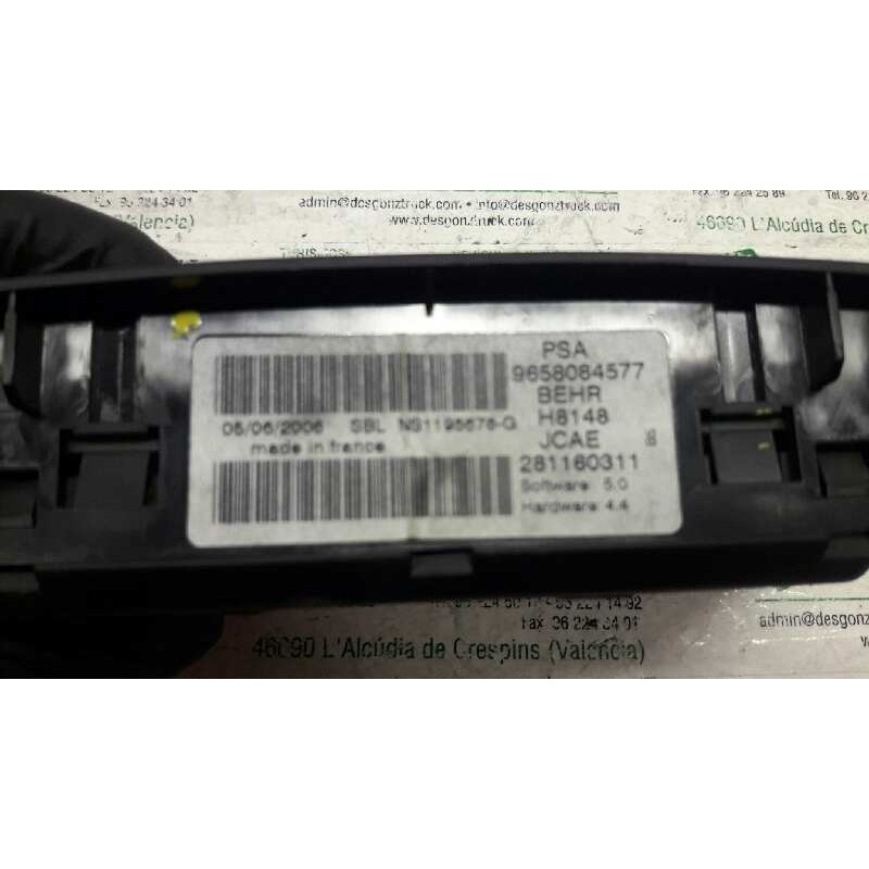 Recambio de mando climatizador para citroën c4 berlina exclusive plus referencia OEM IAM 9658084577 3