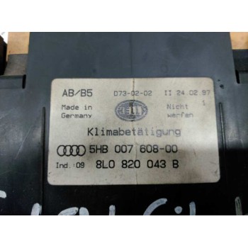 Recambio de mando climatizador para audi a4 avant (b5) 1.9 tdi referencia OEM IAM 5HB007608-00  