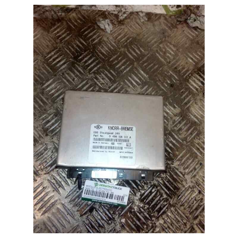Recambio de modulo electronico para man tg - a 18.410 fg / bb (e3/e4) l referencia OEM IAM 81258087003 0486106012 CENTRALITA EBS - Amarillo