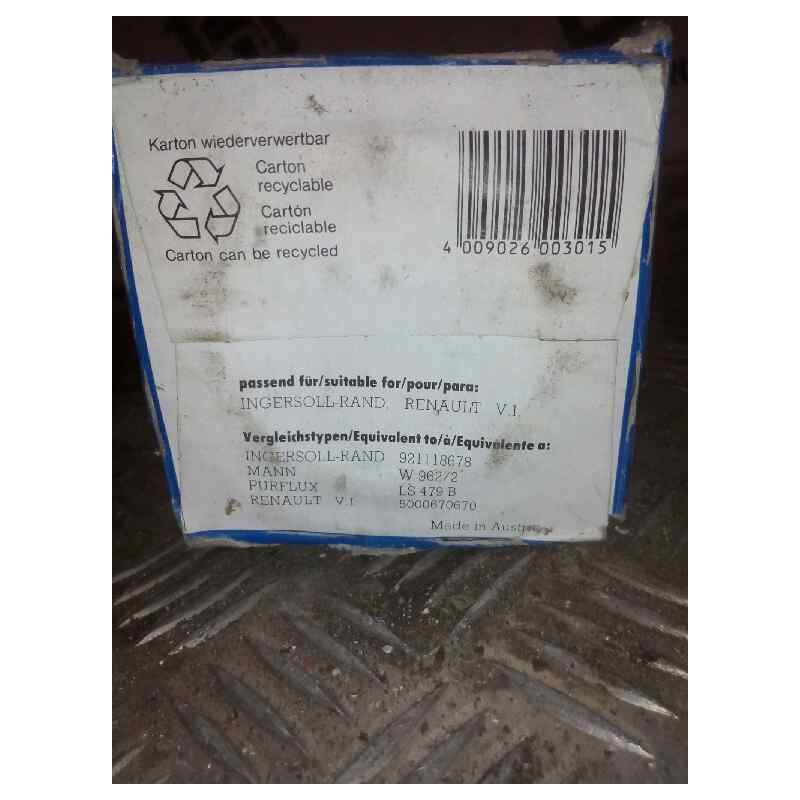 Recambio de filtro aceite para . no identificado referencia OEM IAM OC48 MARCA:MAHLE 2