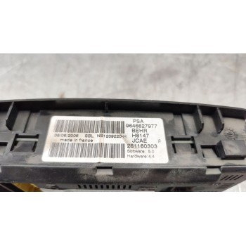 Recambio de mando climatizador para peugeot 307 sw (3h) 1.6 hdi 110 referencia OEM IAM 9646627977  