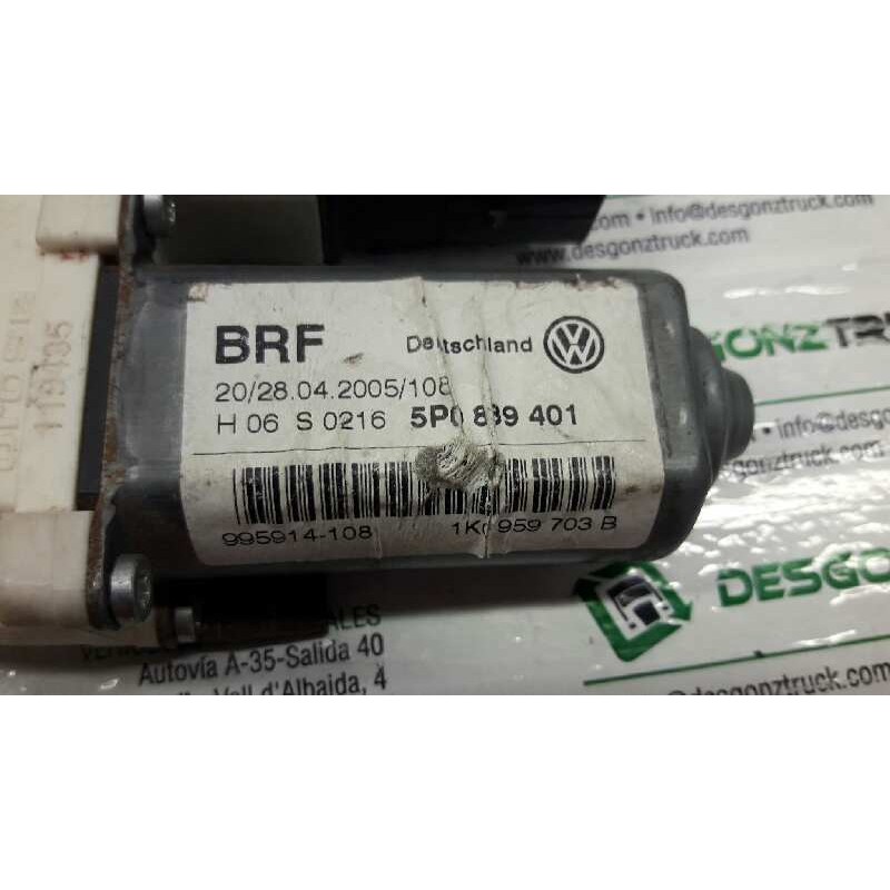 Recambio de motor elevalunas trasero izquierdo para seat altea (5p1) hot referencia OEM IAM 5P0839401 - Azul 3