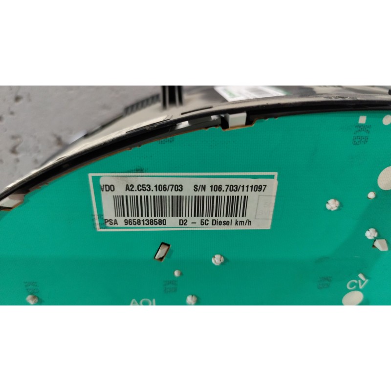 Recambio de cuadro instrumentos para peugeot 407 sw st sport referencia OEM IAM A2C53106703 - Negro 2