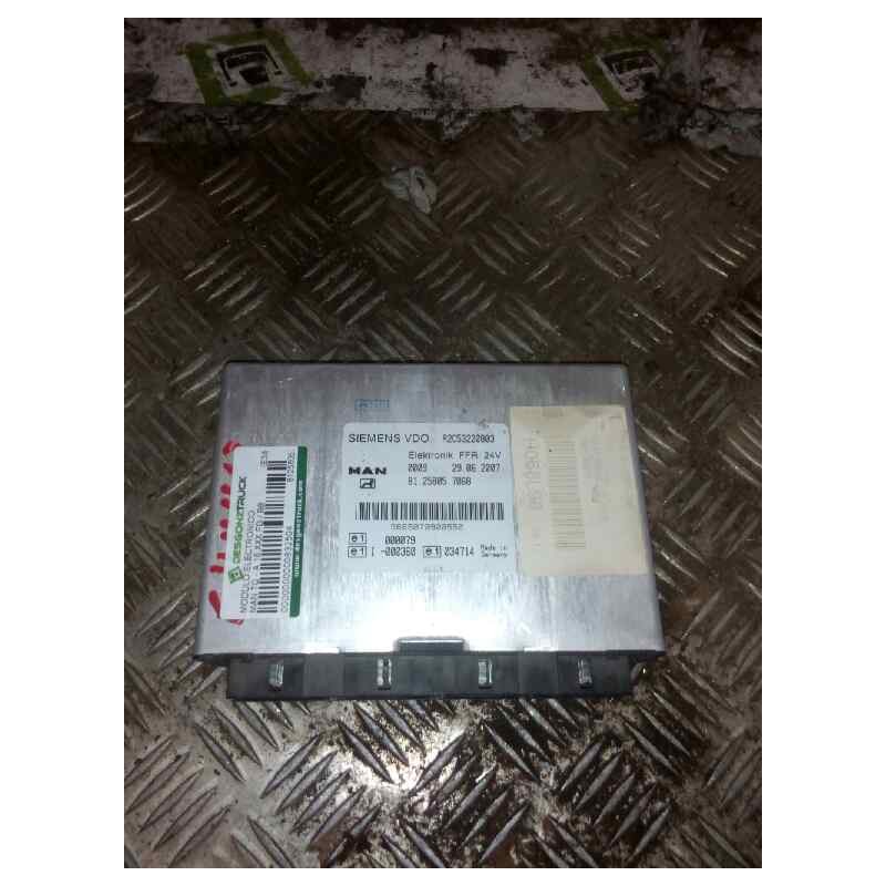 Recambio de modulo electronico para man tg - a 18.440 fg / bb (e3/e4) xlx referencia OEM IAM 81258057068  CENTRALITA FRR - Blanco