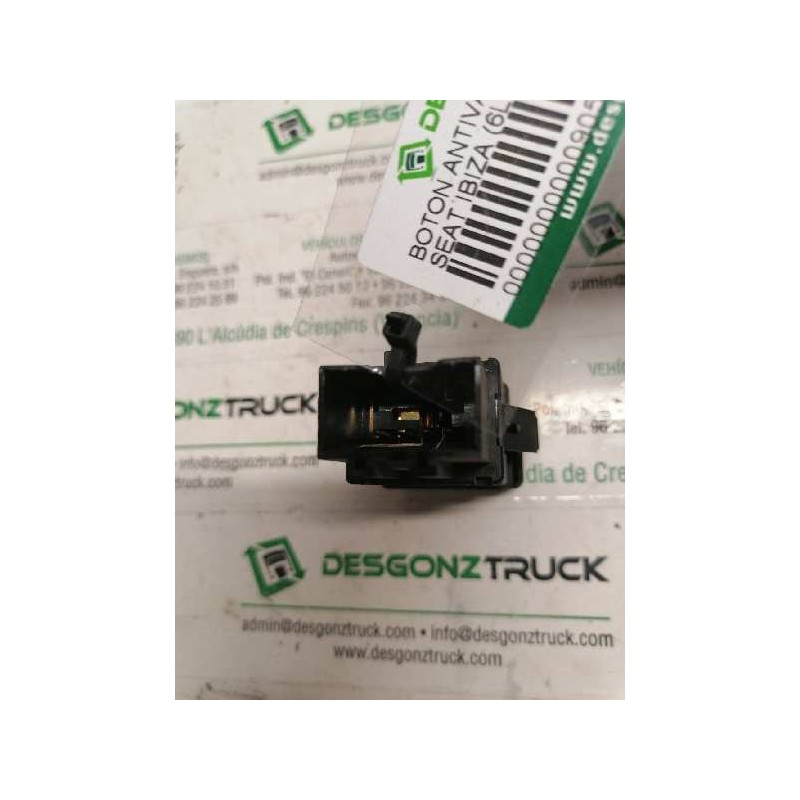Recambio de boton antivaho para seat ibiza (6l1) cool referencia OEM IAM 6L1959621 5 PINS - Negro 2