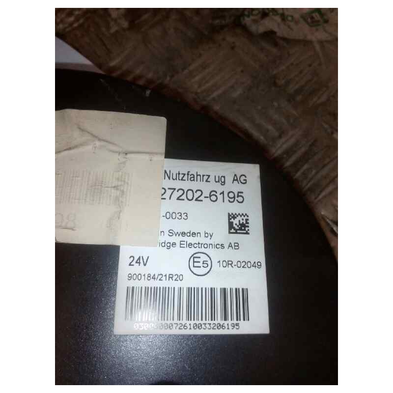 Recambio de cuadro instrumentos para man tg - a 18.440 fg / bb (e3/e4) xlx referencia OEM IAM 81272026195 - Blanco 3