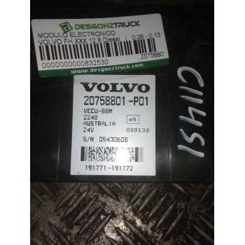 Recambio de modulo electronico para volvo fh xxx 12.8 diesel referencia OEM IAM 20758801  CENTRALITA VECU