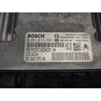 Recambio de centralita motor uce para peugeot 407 1.6 hdi referencia OEM IAM 9664257580 0281013332 9653958980