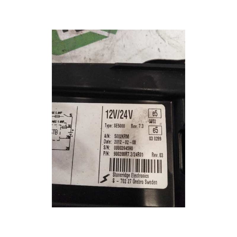 Recambio de tacografo para man tg - a 18.480 fg / bb (e3/e4) xl referencia OEM IAM SE5000 - Blanco 2